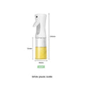 1PCS Black Transparent Kitchen Oil Bottle Cooking Oil Spray Olive Oil Bottle Fitness Barbecue Spray Oil Dispenser Household Oasis Select white 200ML