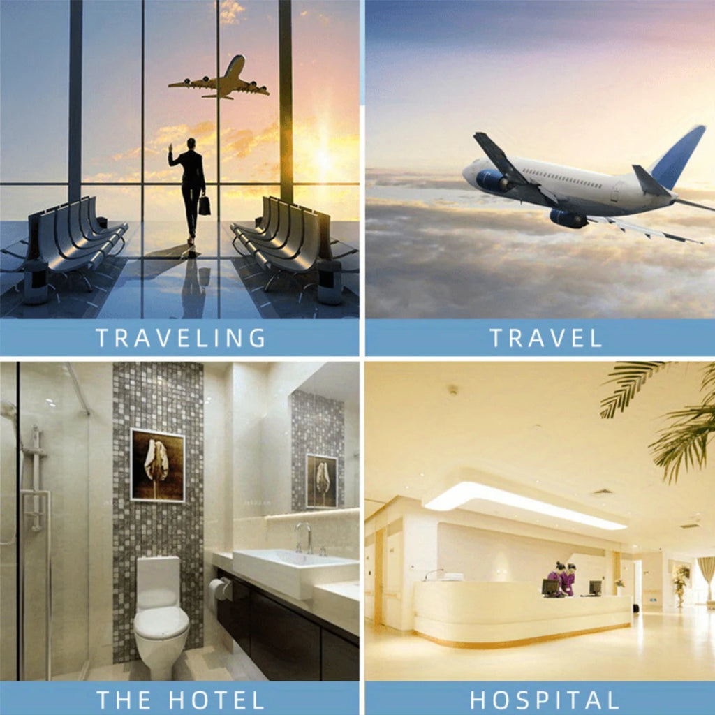 80/50/20pcs flushable toilet mat, disposable toilet seat, public restroom, airplane and camping, adult toilet essentials Oasis Select