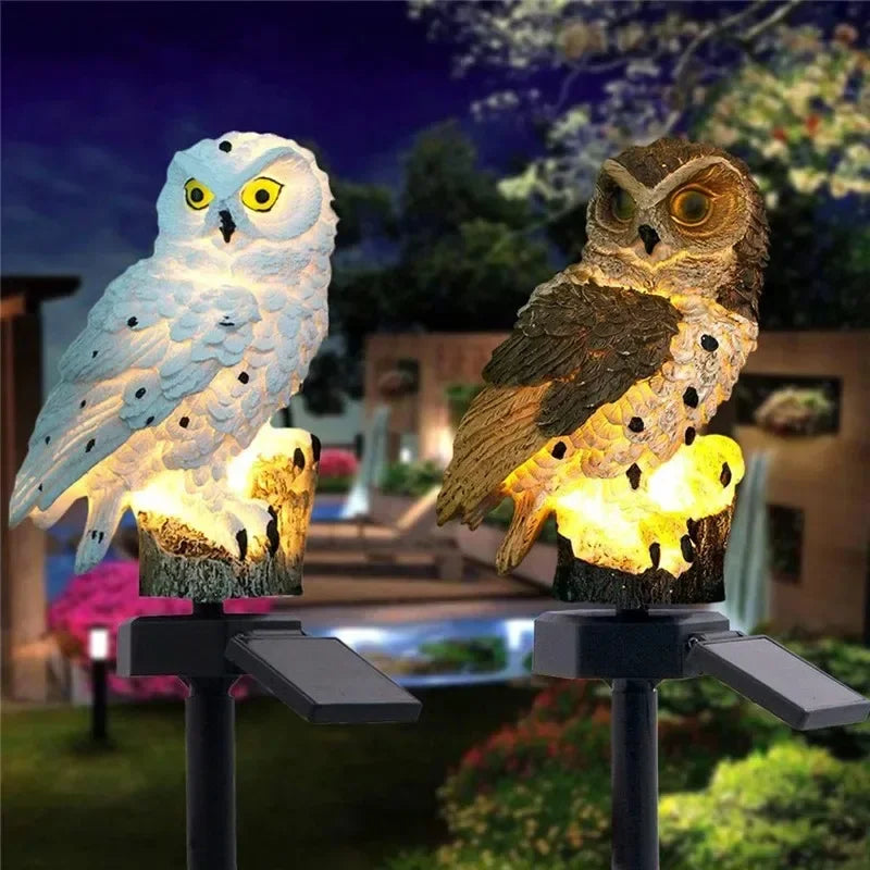 Solar Owl Garden Stake Light | IP65 Waterproof LED Lawn Decor