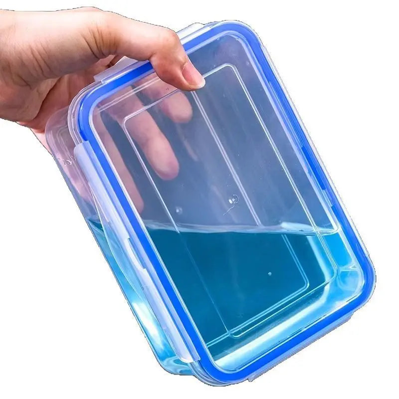 8pcs(4 Lids+4 Containers) Multi-Size Transparent Storage Containers with Tightly Sealed Lids - for Fruits, Vegetables, Pasta Oasis Select