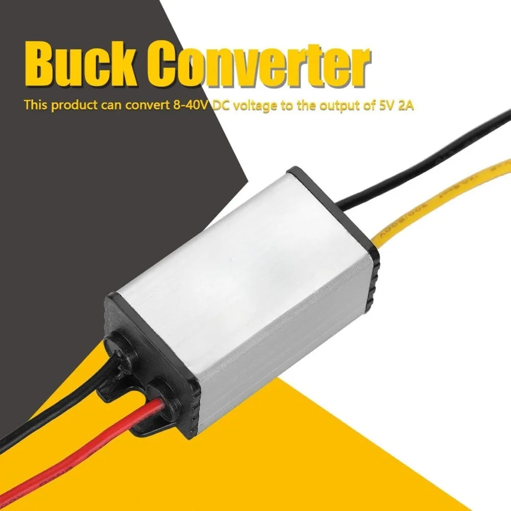 Power Supply Converter DC/DC 24V Step Down To 12V High Efficiency 5A Converter Adjustable Voltage Regulator USB Charging Module Oasis Select