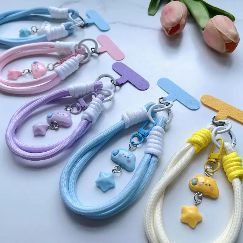 Handmade Acrylic Cloud Phone Lanyard & Keychain Pendant Phone Keychain Pendant Oasis Select