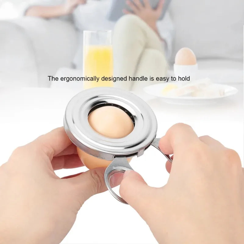 Egg Topper Cutter Quick Egg Shell Remover Tool for Breakfast Making and Household Kitchen Use Stainless Steel Egg Opener Oasis Select