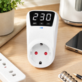 16A 230V EU Standard Automatic Adjustable Voltage Safeguard Socket with Surge Protection for Home Devices Oasis Select EU plug