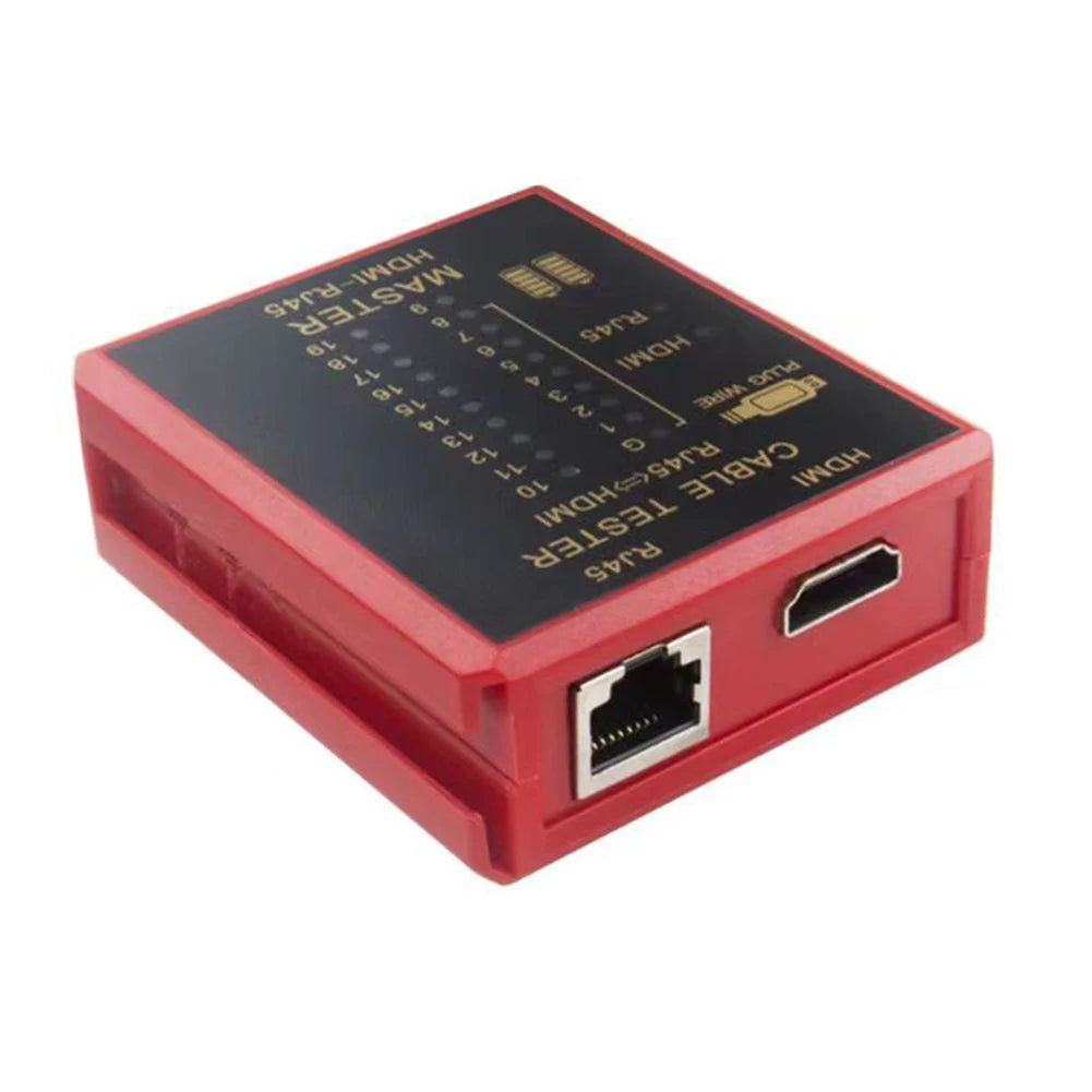HDMI & RJ45 Network Cable Tester | POE Anti-Burn Protection