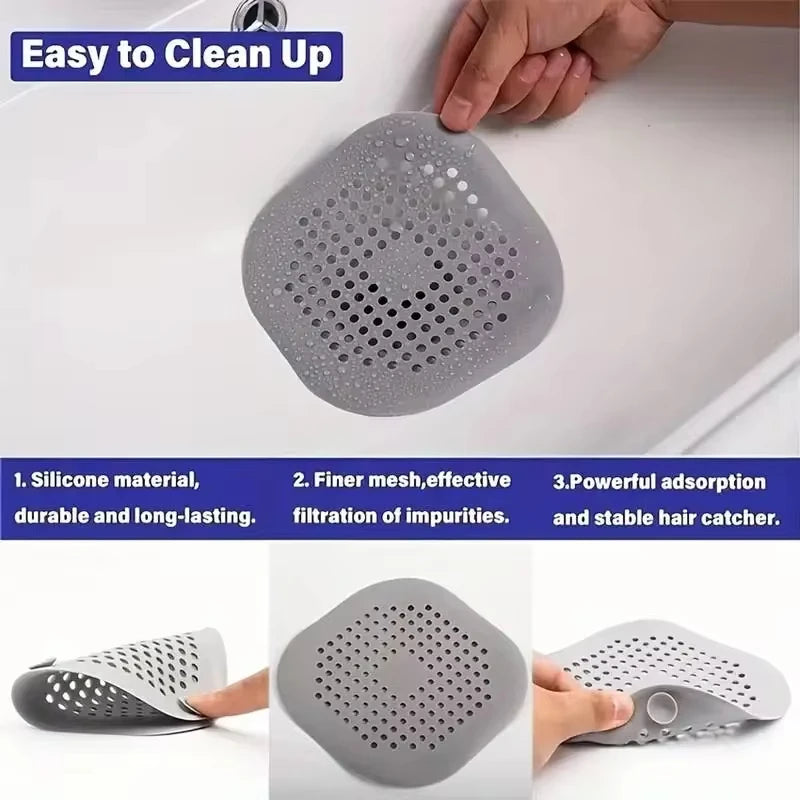 Sewer with Suction Cup, Floor Drain Mat, Kitchen, Bathroom, Anti Clogging Hair Filter Oasis Select