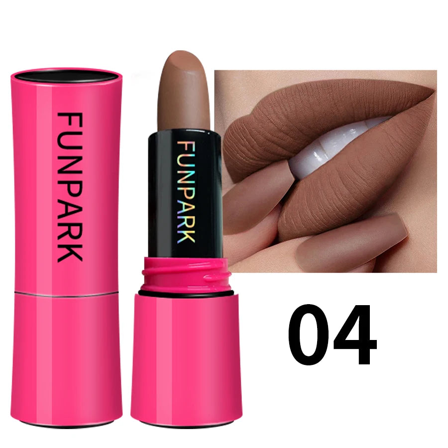 KAFURUX 25-Color Matte Lipstick – Waterproof Long-Lasting