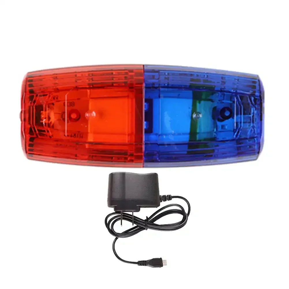 LED Shoulder Warning Light Red Blue Police Shoulder Clip Light Sanitation Worker Safety Patrol Alarm Flash Signal Strobe Lamp Oasis Select 01