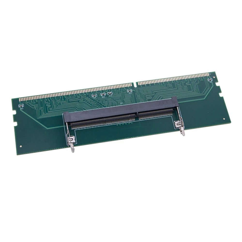 DDR3 DDR4 DDR5 Laptop to Desktop Memory Adapter Card SO-DIMM To PC DIMM Card DDR3 DDR4 DDR5 Memory RAM Connector Adapter Oasis Select Green