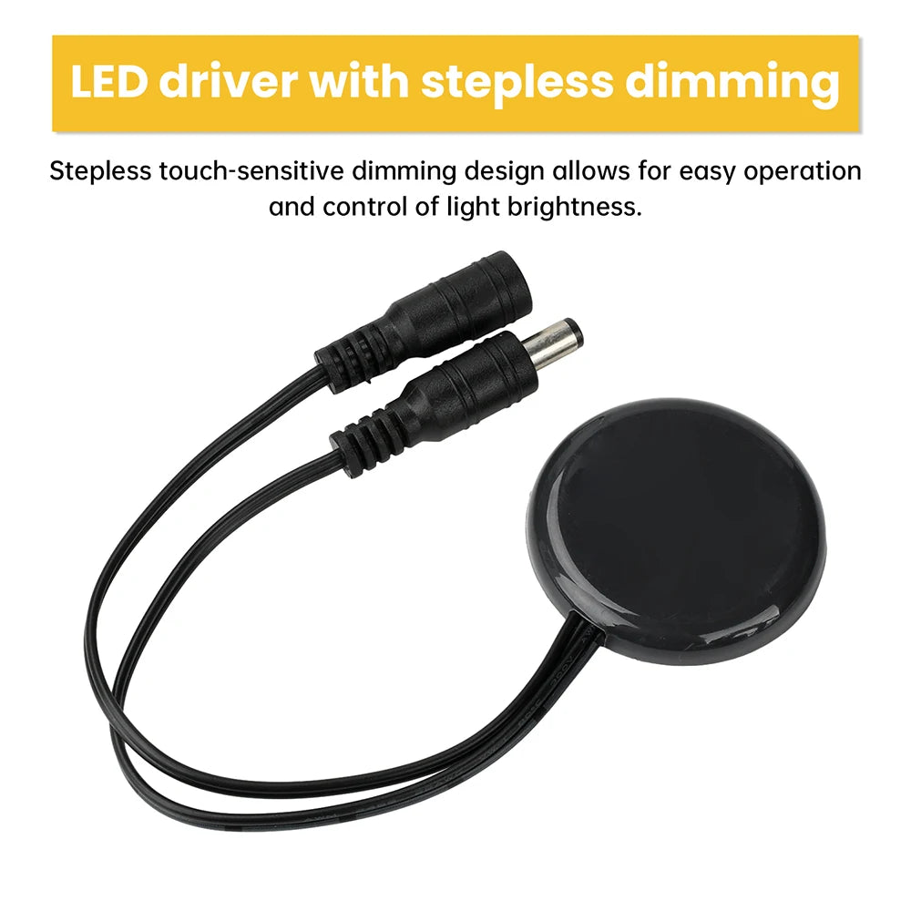 DC 12V/24V Touch Dimming Switch 5A 60W/120W LED Touch Sensor Switch For LED Light Strip Touch Switch Oasis Select