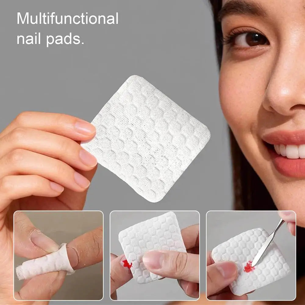 Nail Polish Remover Dry Pads Lint Free Nail Wipes 200/500PCS Nail Polish Remover Wipes Super Absorbent Soft Nail Wipes for Salon Oasis Select