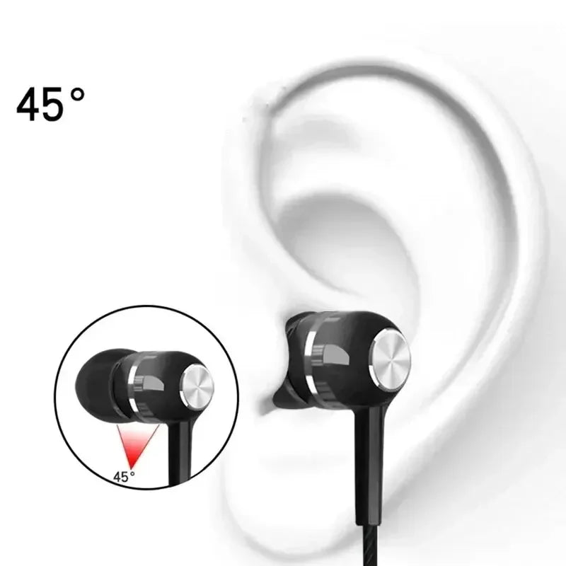 3.5mm Wired Headphones In Ear Headset Wired Earphones with Microphone Bass HiFi Stereo Earbuds Sports In-line Control For Phones Oasis Select