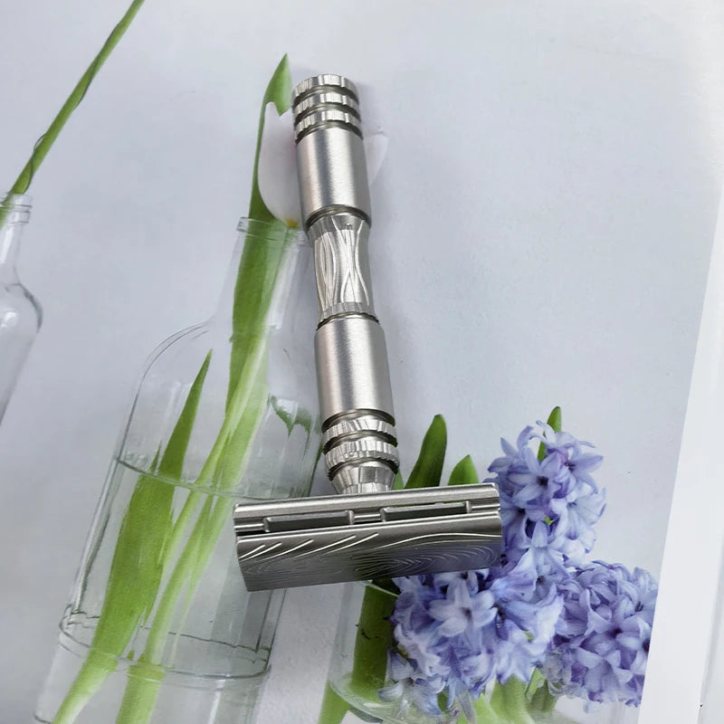 Yaqi Ghost Safety Razor – 316 Stainless Steel Smooth Shave