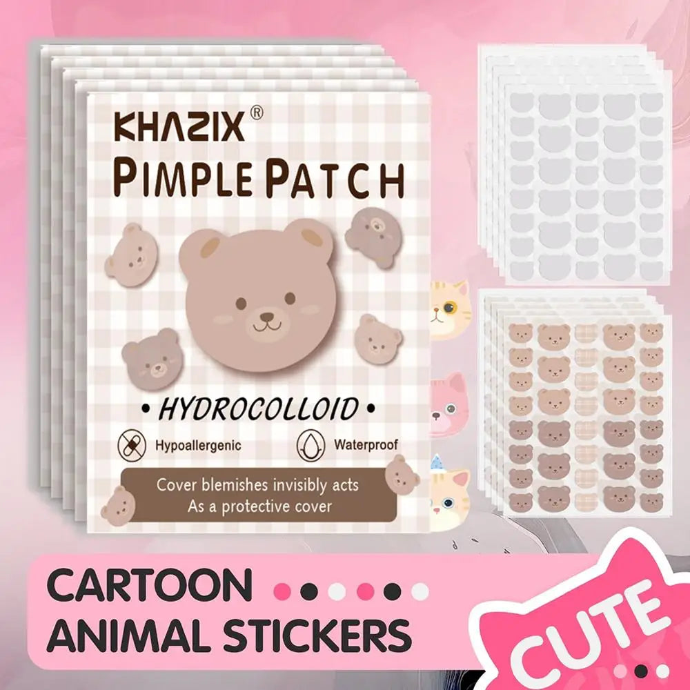Bear Hydrocolloid Acne Patches – 720/1020 Count Pimple Patches Hydrocolloid Acne Patches Oasis Select