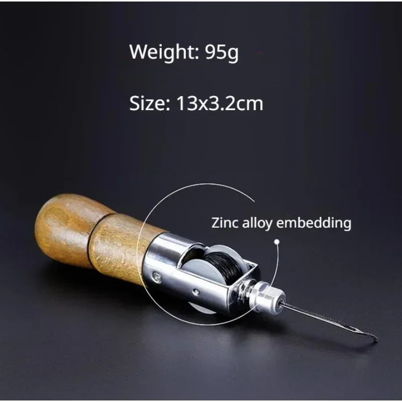 DIY Hand Sewing Machine Waxed Thread for Leather Leather Sewing Tool Leather Craft Edge Stitching Belt Strips Shoemaker Tools Oasis Select