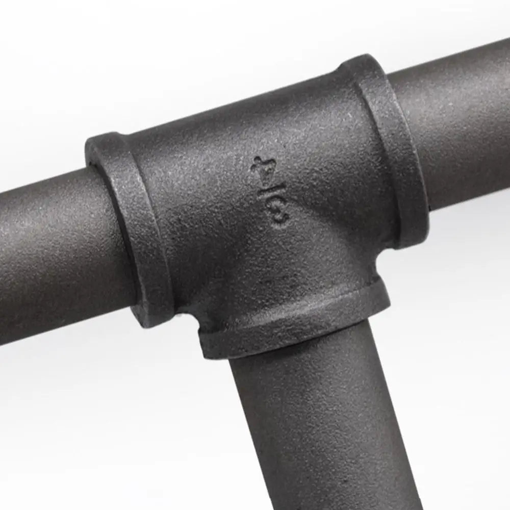 New Black Pipe Fittings Malleable Iron Elbow Plumbing Pipe Joint 1/2'' 3/4'' 1'' Threaded Pipe Connection Oasis Select