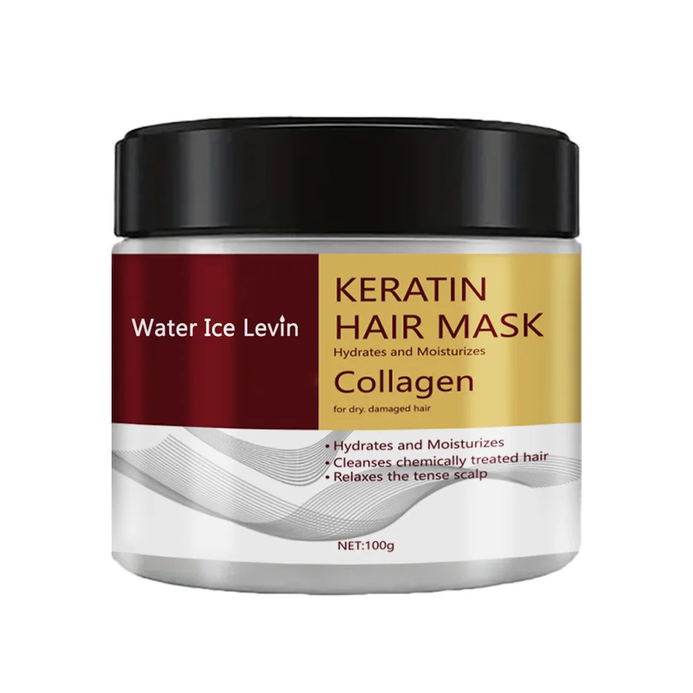 Collagen Keratin Hair Mask – Repair Frizz, Moisturize & Smooth Keratin Hair Mask Oasis Select 1pcs