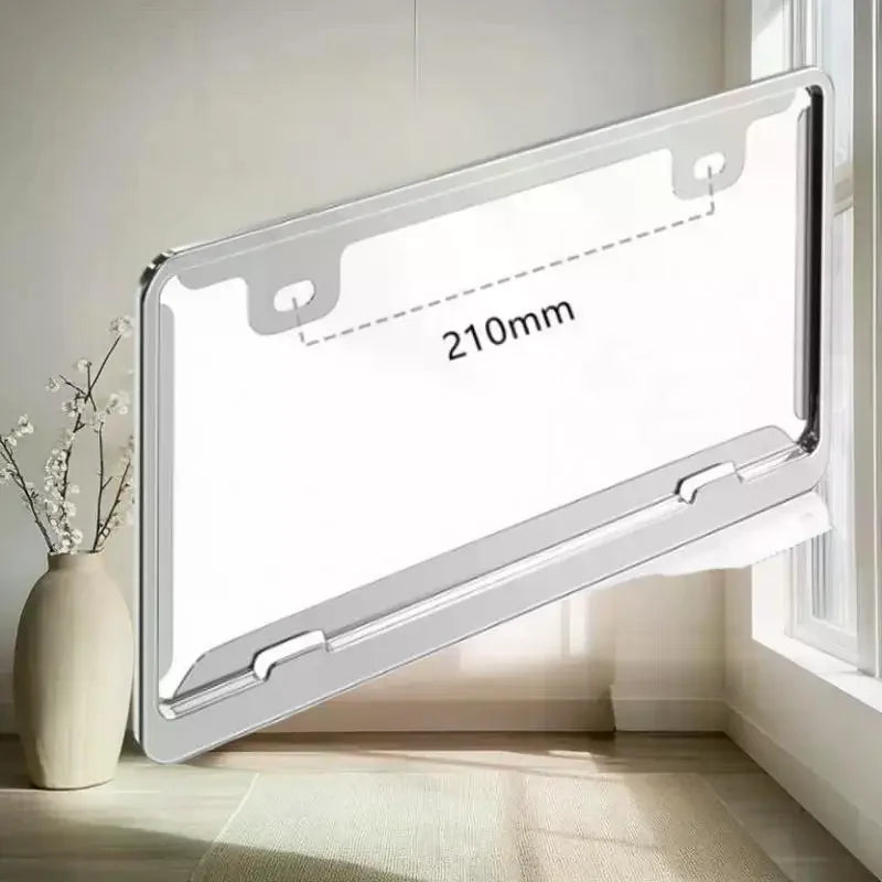 1/2PCS License Plate Frame Stainless Steel Car License Plate Cover Car Accessory For Japanese Standard License Plate Oasis Select