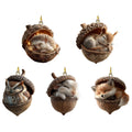 Acrylic 2D Animal Christmas Ornaments | Tree Pendants