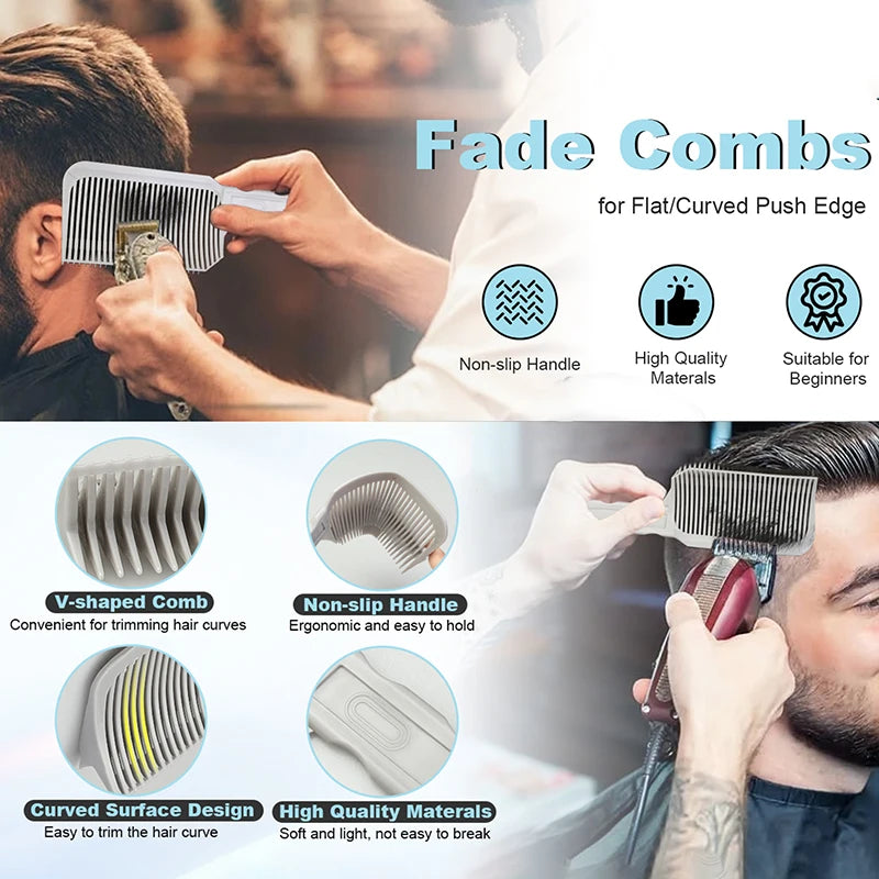 Professional Barber Fading Comb – Heat Resistant Flat Top Tool Barber Fading Comb Oasis Select