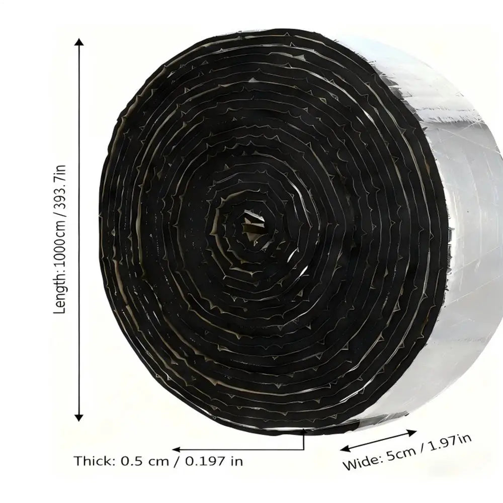Pipe Insulation Wrap Waterproof Thickened Cold-Proof Winter Outdoor Freeze Protection Tape for Pipe for Copper Garden Yard Oasis Select Silver