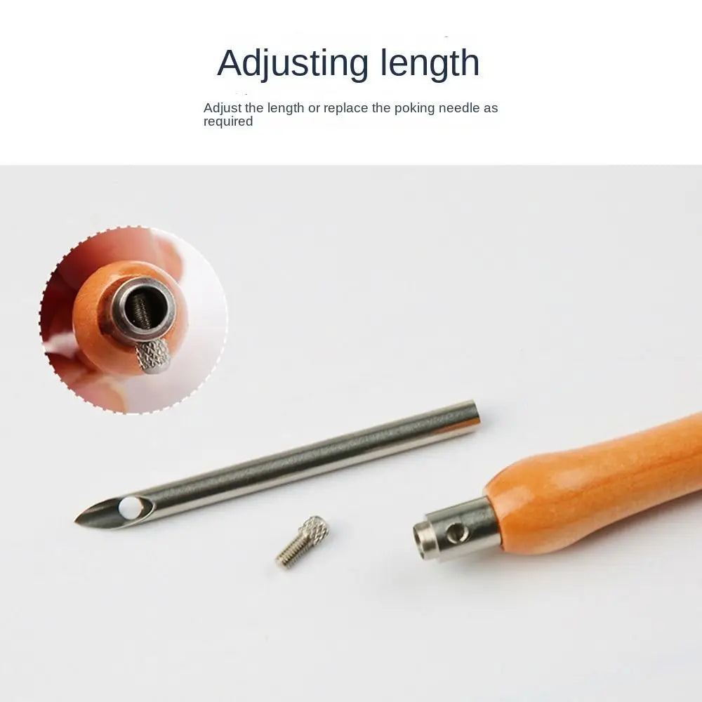 5-Piece Punch Needle Set – 2.5/3.5/5mm Embroidery DIY Kit