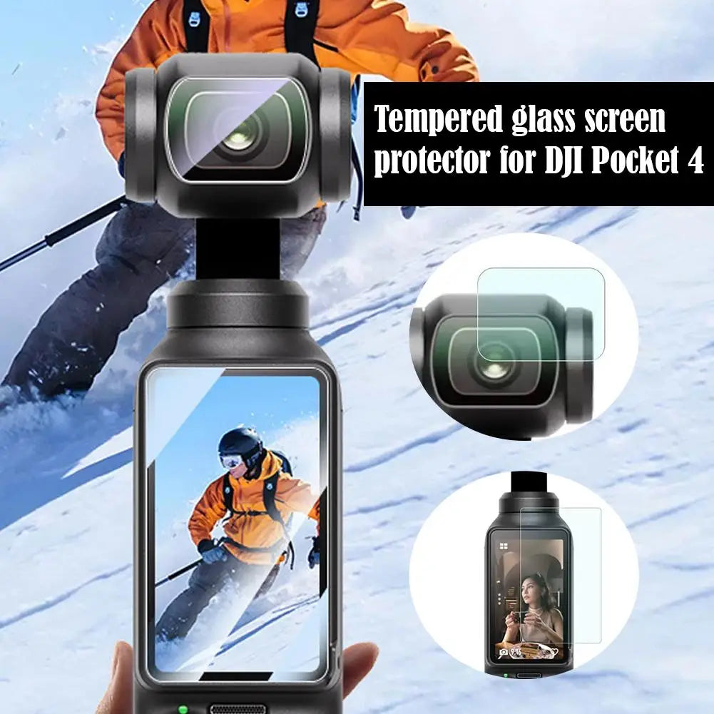 Tempered Glass Screen & Lens Protector for DJI Pocket 4