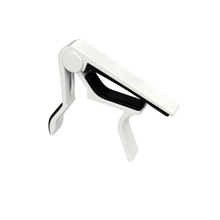 1/2pcs Universal Aluminium Alloy Guitar Capo - Lightweight & Durable Quick-Change Capo For Acoustic Electric And Classic Guitars Oasis Select White 1pc
