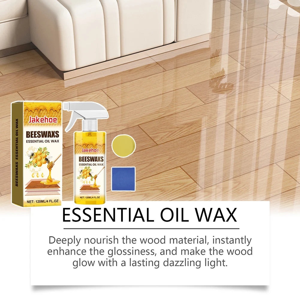 Natural Beeswax Furniture Polish Spray | Wood Care & Shine
