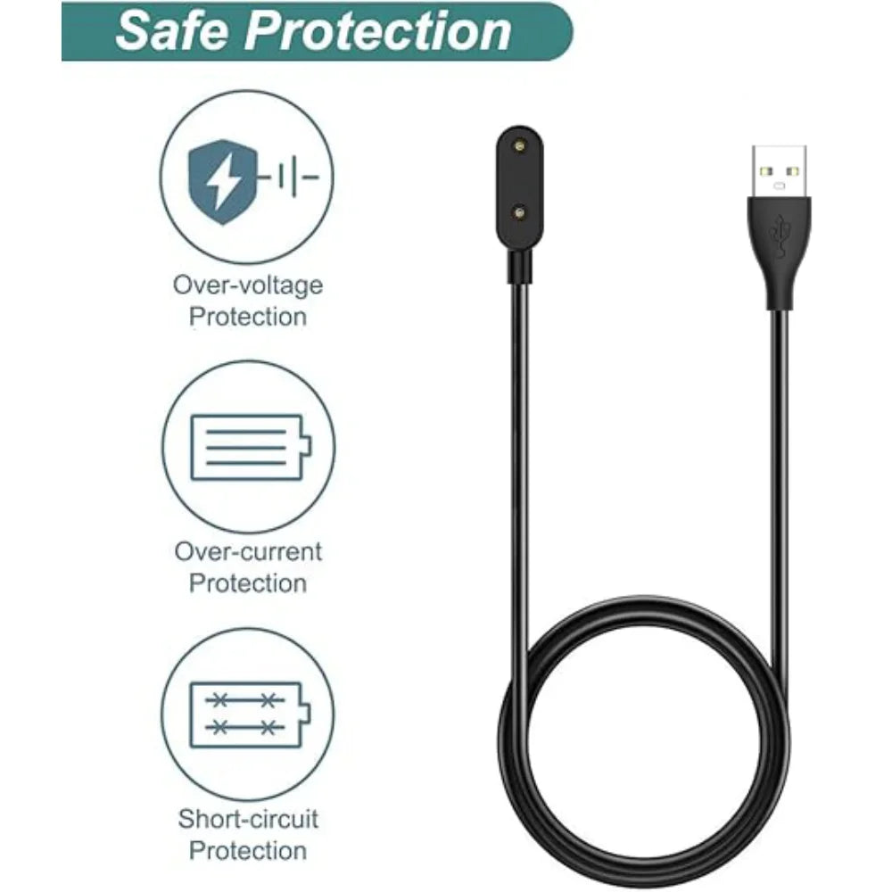 2-Pack USB Charger for Huawei Band 10/9/8/7/6 & Watch Fit Smartwatch Charger Oasis Select