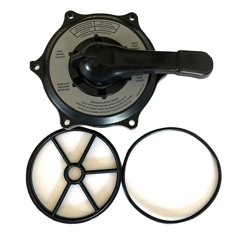 Key Cover And Handle Assembly Replacement For Hayward Multiport Valves SPX0710X32 , SP0710X32, SP0710X62, SP07122, SP07121 Oasis Select Default Title