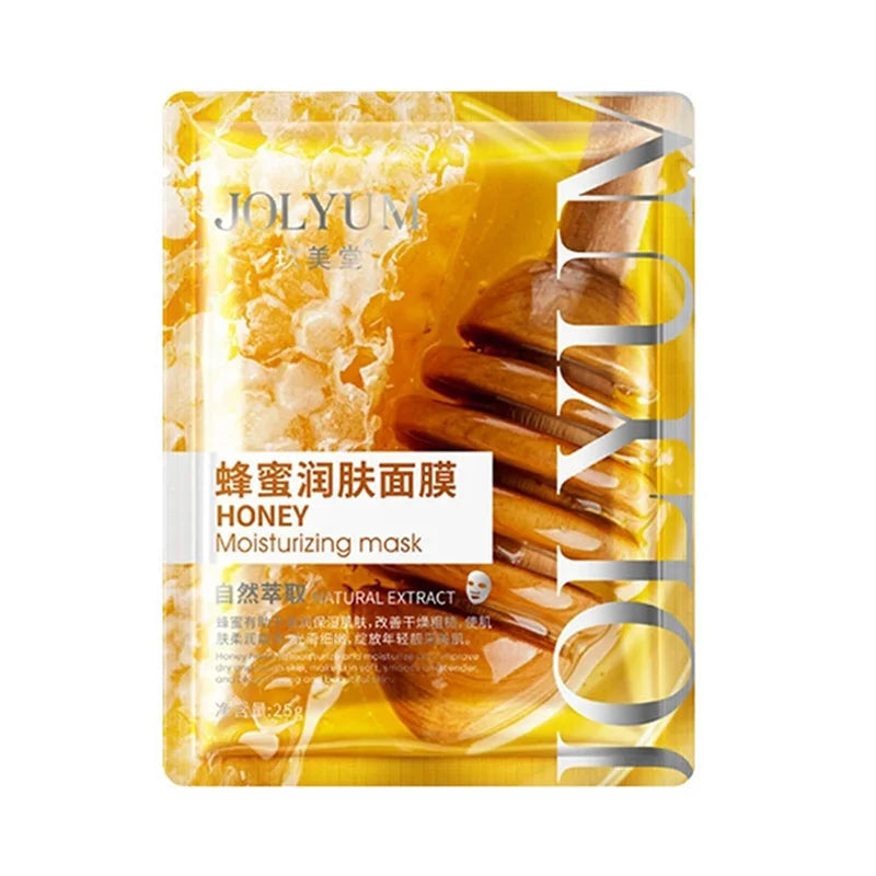 Fruit Face Sheet Masks 6-Pack – Hydrating & Anti-Aging Skincare Face Sheet Mask Oasis Select