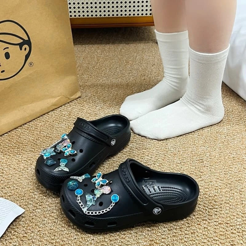 Fashion Shoe Accessory Set, decorative shoe buckles, removable, suitable for sandals and flip-flops. Oasis Select