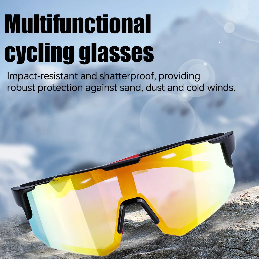 PHMAX Polarized Cycling Glasses Ultralight MTB Road Bike Glasses Sun Protection Men Polarized Bicycle Sunglasses Goggles Oasis Select