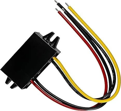 Waterproof Voltage Regulator DC Step Down Converter 12/24V To 5V 3A With Open Wire Power Supply Adapter For Car Radio Dash Cam Oasis Select Open Wire Connector 12 24V 5V 3A