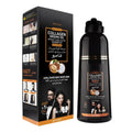 400ML Cover Grey Hair Morocco Argan Oil Care Fast Magic Black Hair Shampoo Dye Repair Damaged Improve Split Hair Rough Hair Care Oasis Select A