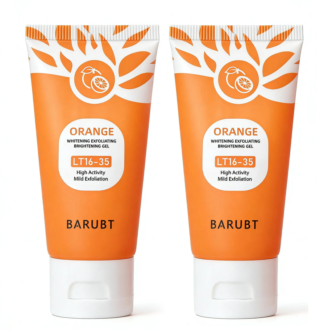 BARUBT Orange Exfoliating Gel – Face & Body Scrub 50g