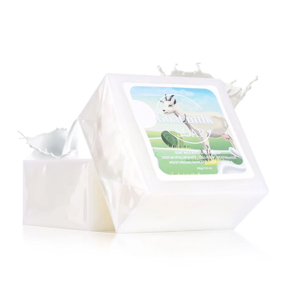 Niacinamide Goat Milk Soap with Collagen – Handmade Bar