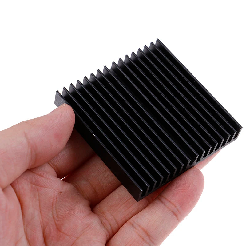 New Sale 1pcs 60*60*10mm Black Aluminum Radiator Motherboard Chip Heatsink Oasis Select