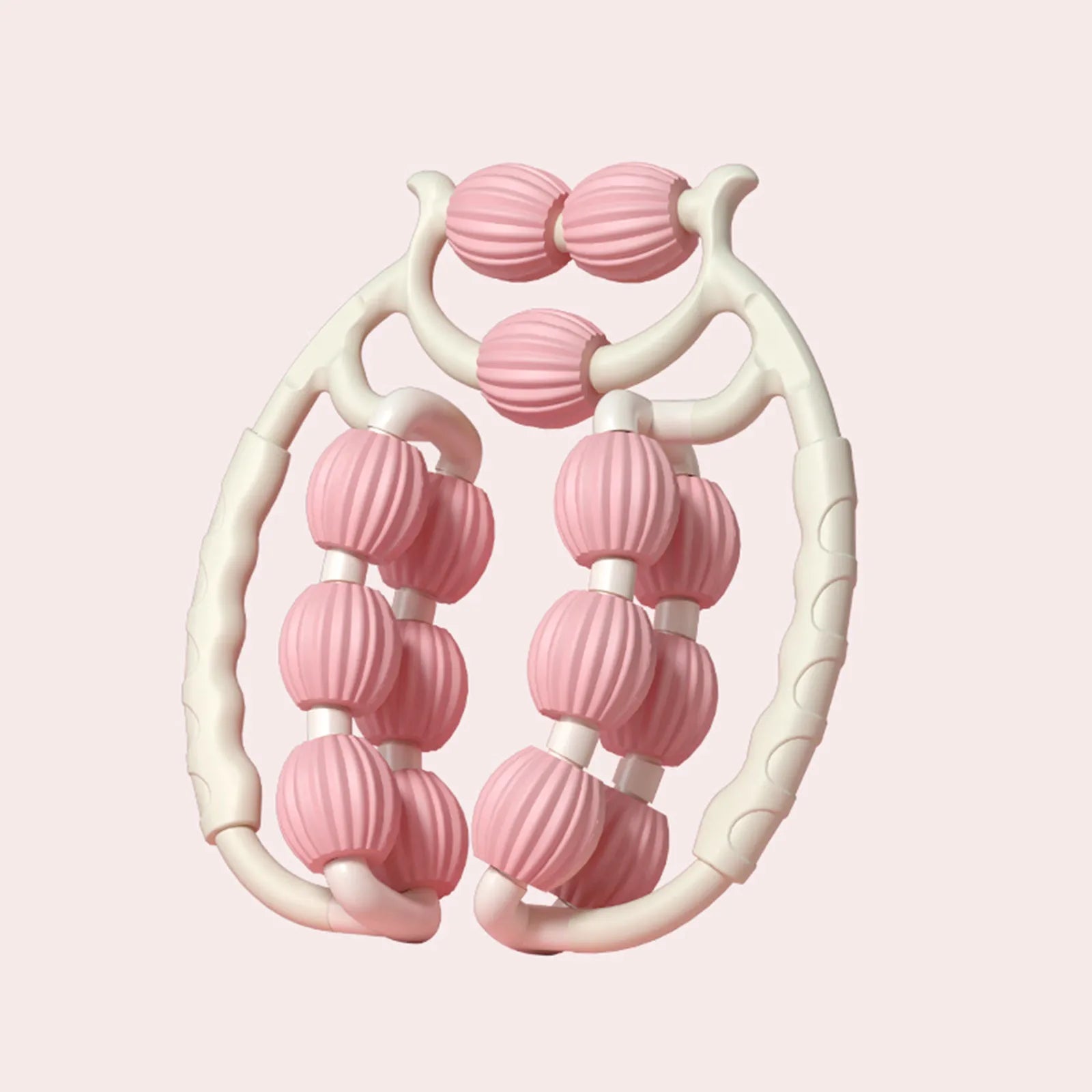 Round Massage Roller – Legs, Waist & Cellulite Relief Tool Massage Roller Tool Oasis Select Pink