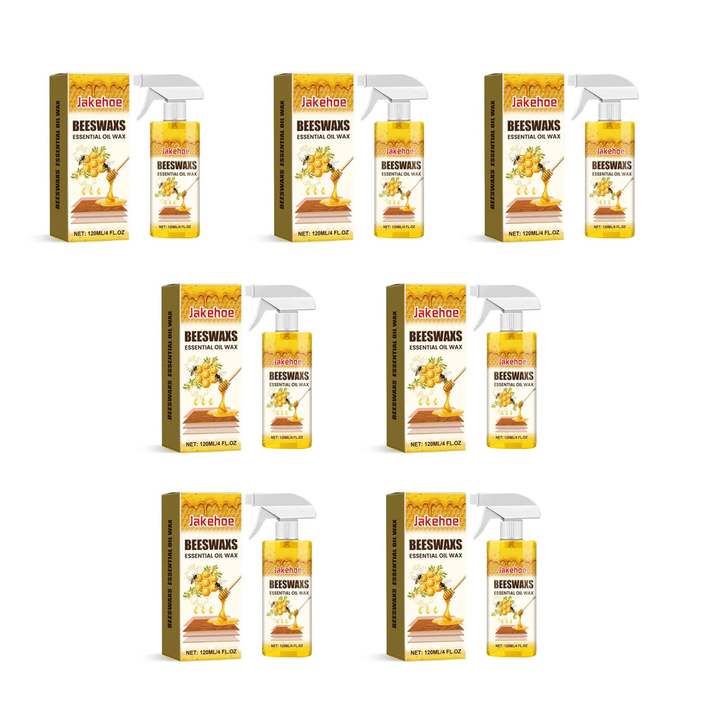 Furniture Solid Wood Care Polishing Beeswax Spray Waterproof Multipurpose Wear Resistant Wooden Floors Chair Cabinet Furniture Oasis Select 7sets boxed