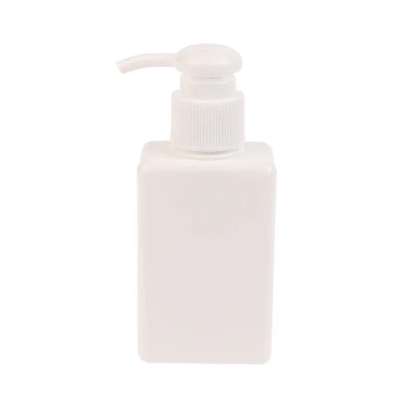 100ml Square Foaming Dispenser Bottle Portable Soap Dispensers Liquid Soap Shampoo Pump Bottles Bathroom Travel Accessories Oasis Select White