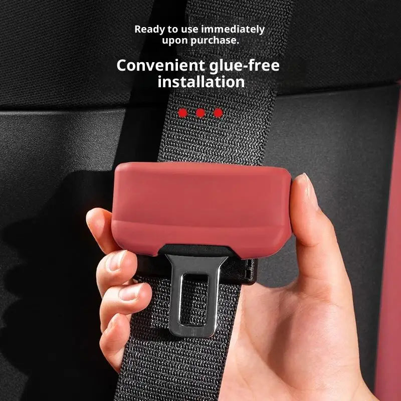 1/2Pcs Car Seatbelt Buckle Covers, Silicone Anti-scratch Guard, Auto Interior Accessories Oasis Select
