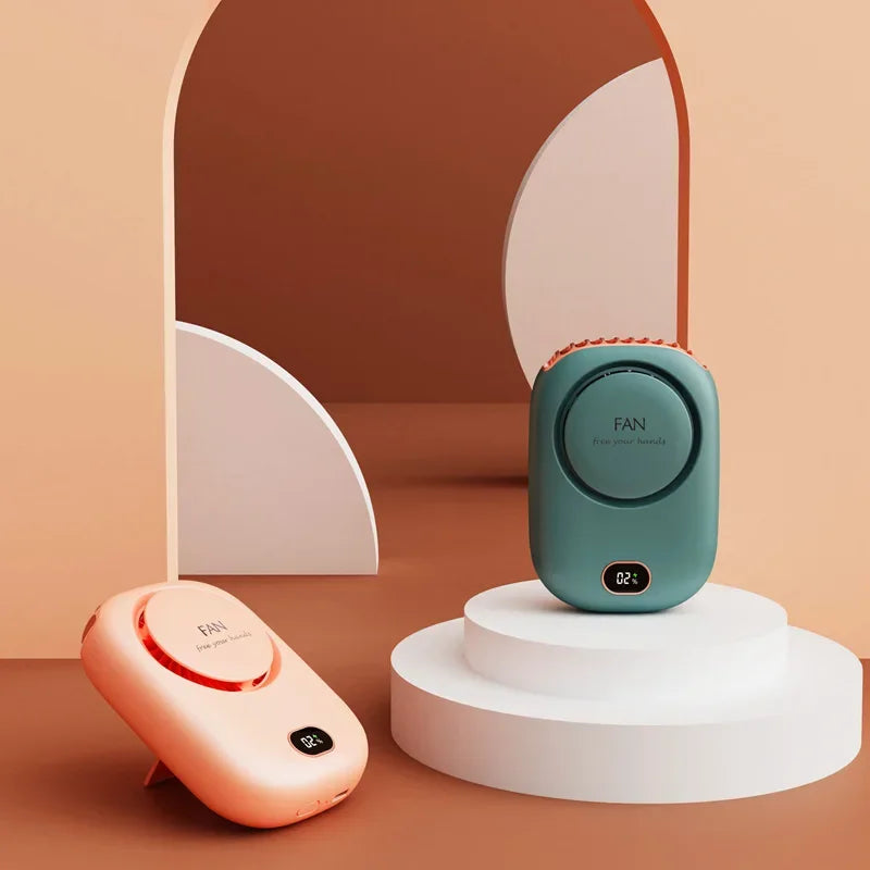 URGGU Portable Bladeless Mini Fan – Rechargeable & Ultra Quiet