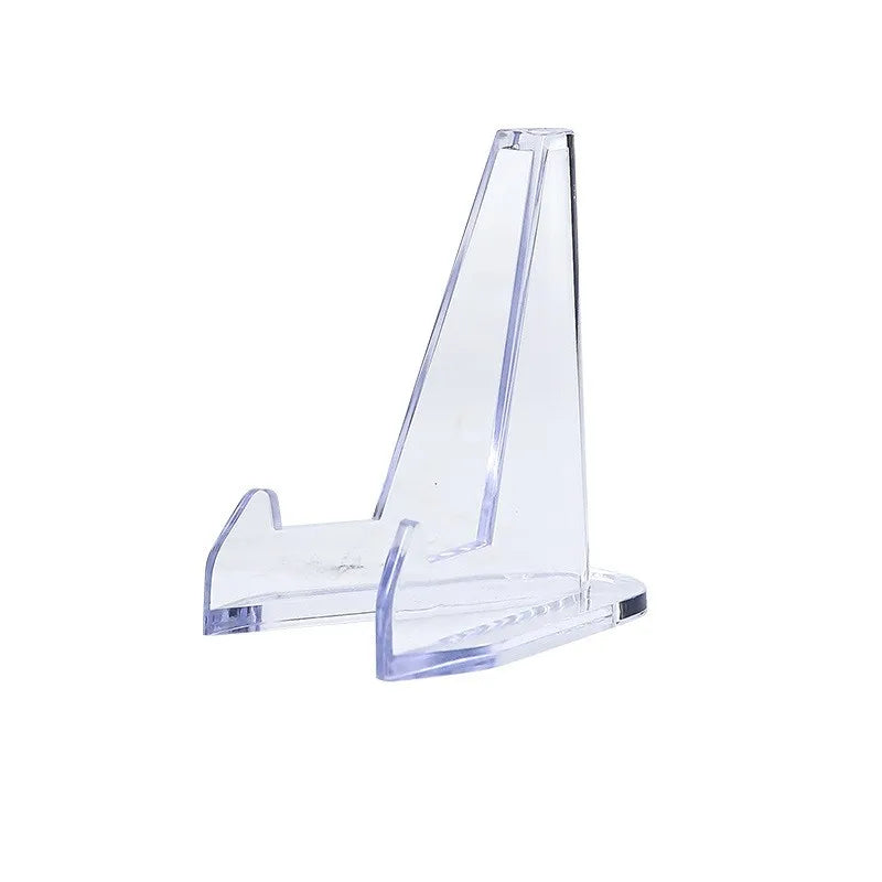 1Pcs Clear Acrylic Coin Display Stand Holders Small Easel Rack Trading Card Holder Support For Kpop Idol Card Organizer Oasis Select