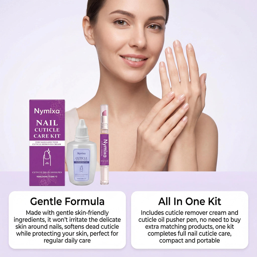 Cuticle Care Kit With Nutritious Oil Pen Nail Strengthener Deep Nourish Repair Damaged Cuticles Enhance Nail Wellness Care Set Oasis Select