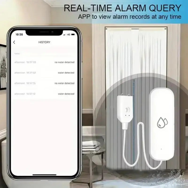 Water Sensor Flood Leak Detector Water Linkage Smart Life App Alarm Sensor Smart Home Security Protection Oasis Select