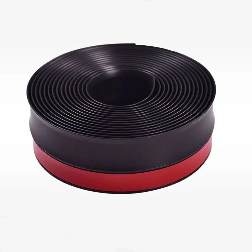 Quality 300cm Garage Door Sealing Strip Flexible TPE Door Frame Rubber Strip Easy Installation Home Window Protector Garage Door Oasis Select Black