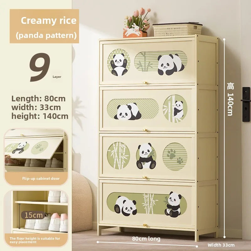 Shoe cabinet Household door Entry door Aisle locker Integrated storage against the wall Multi-layer porch cabinet Oasis Select Nine floors 80
