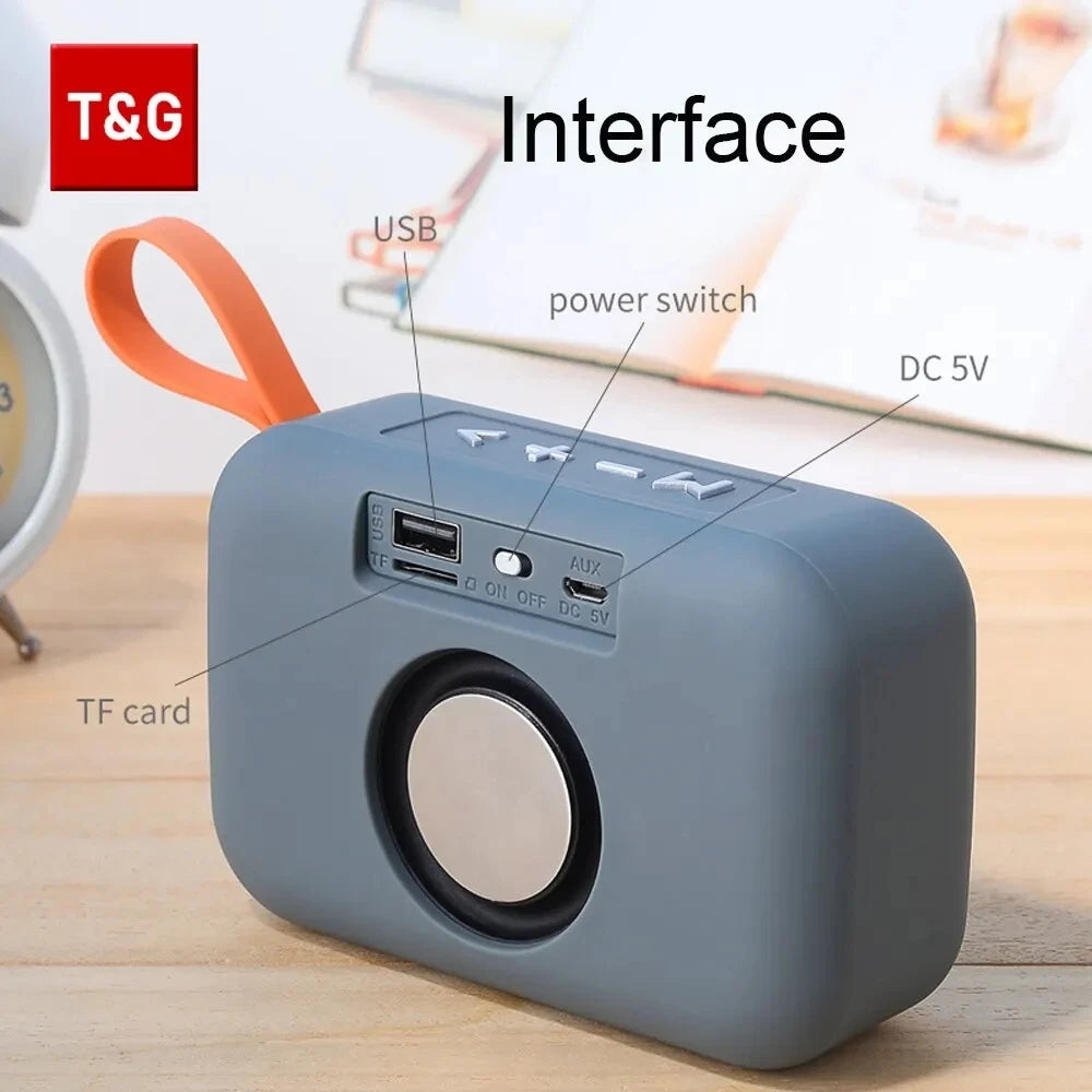 T&G TG506 Portable Waterproof Bluetooth 5.3 Speaker FM Radio